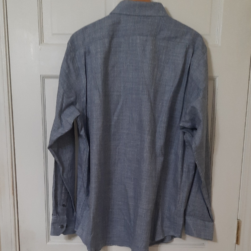 BLUE DRESS SHIRT - Picture 7 of 12